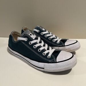 Converse All Star‎ Chuck Taylor Mens 6 Women 8 157647F Dark Teal Canvas Sneakers